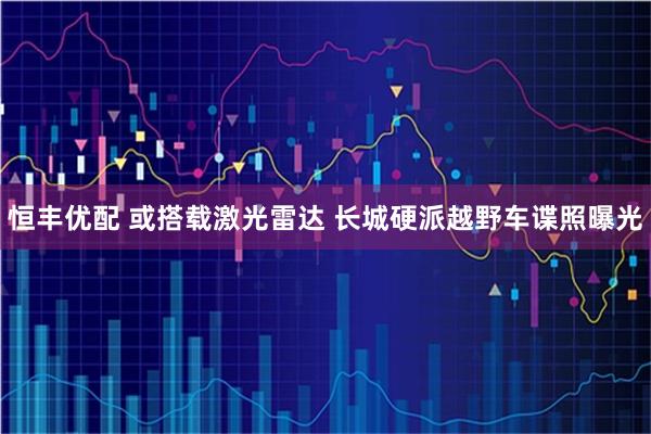 恒丰优配 或搭载激光雷达 长城硬派越野车谍照曝光